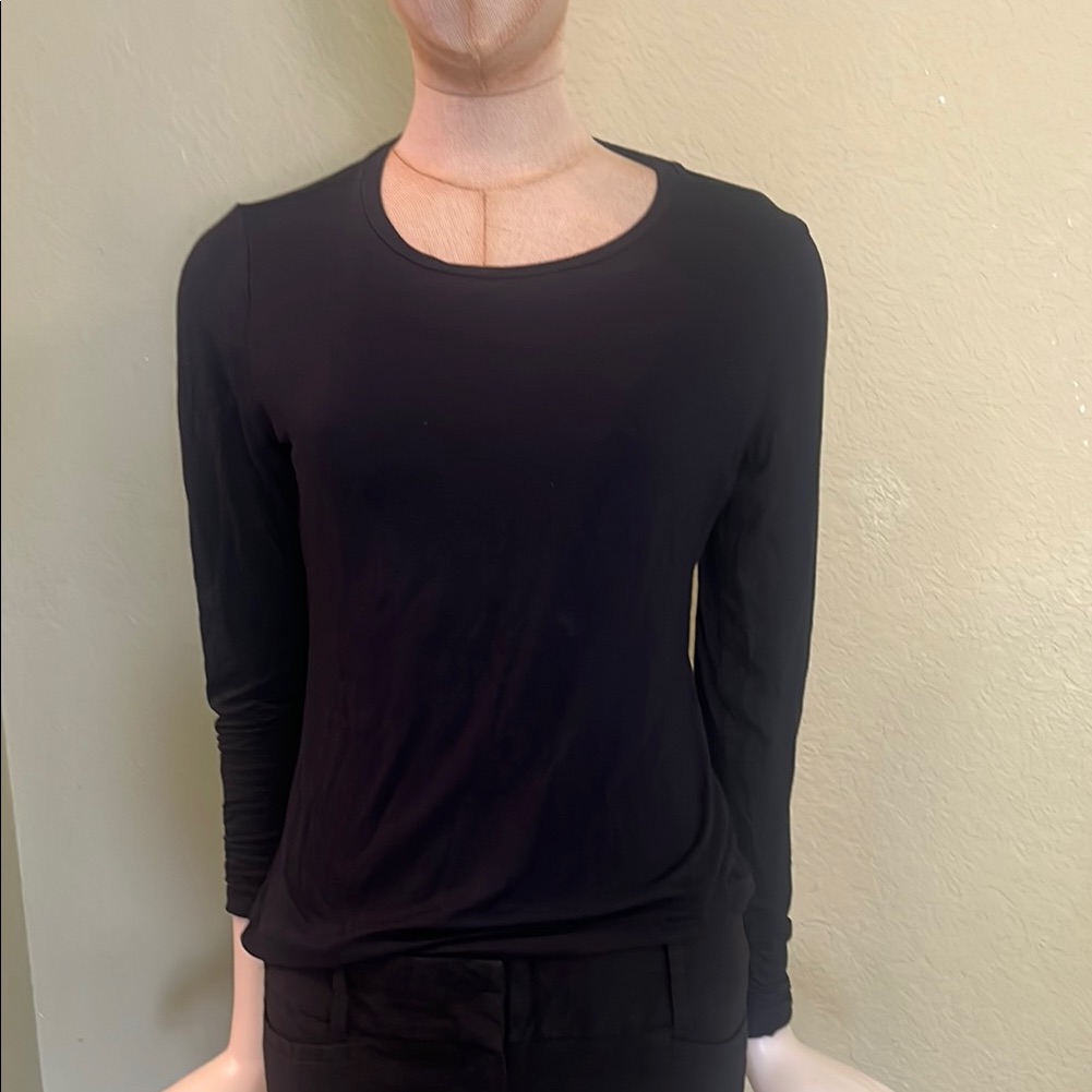 Classic Black Long Sleeve Top